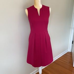 ANDREW MARC  * SZ 4 * Sleeveless Magenta Dress
